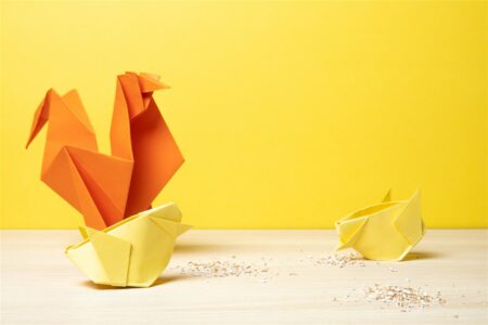origami spécial Pâques