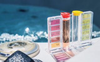 Swimming Pool Water Chlorine and PH Level Test