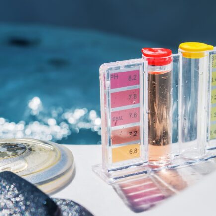 Swimming Pool Water Chlorine and PH Level Test