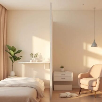 séparer une petite chambre