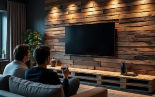 découvrez des idées créatives pour concevoir une paroi tv unique en utilisant des palettes, et transformez votre salon en un espace tendance et accueillant.