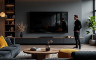 découvrez pourquoi choisir un mur tv avec palette noire peut transformer votre intérieur. explorez les avantages esthétiques et pratiques de cette tendance déco moderne qui allie élégance et fonctionnalité.