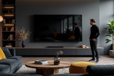 découvrez pourquoi choisir un mur tv avec palette noire peut transformer votre intérieur. explorez les avantages esthétiques et pratiques de cette tendance déco moderne qui allie élégance et fonctionnalité.