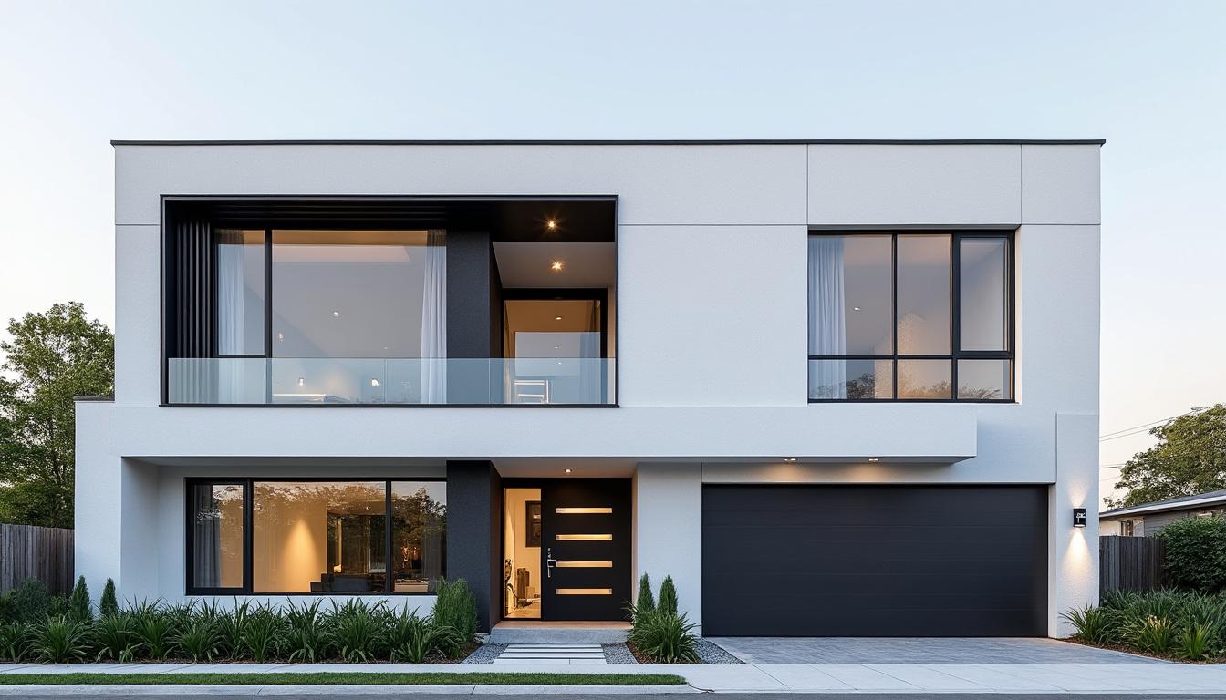 découvrez comment allier élégance et bien-être avec une façade de maison blanche et grise anthracite. inspirez-vous de conseils design pour une harmonie parfaite entre modernité et confort.