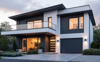 découvrez comment une façade blanche et grise anthracite associe design moderne et confort, offrant à votre maison une allure élégante et chaleureuse tout en maximisant la luminosité et le bien-être intérieur.