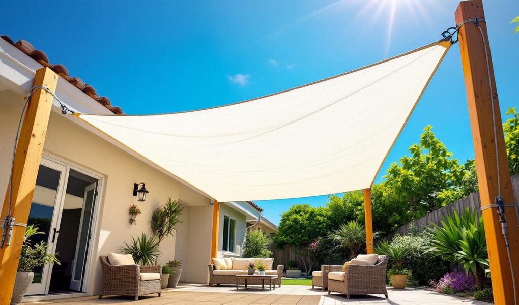 découvrez comment installer facilement une voile d'ombrage rectangulaire pour profiter d'un été frais et ombragé. guide étape par étape pour une pose sécurisée et efficace.