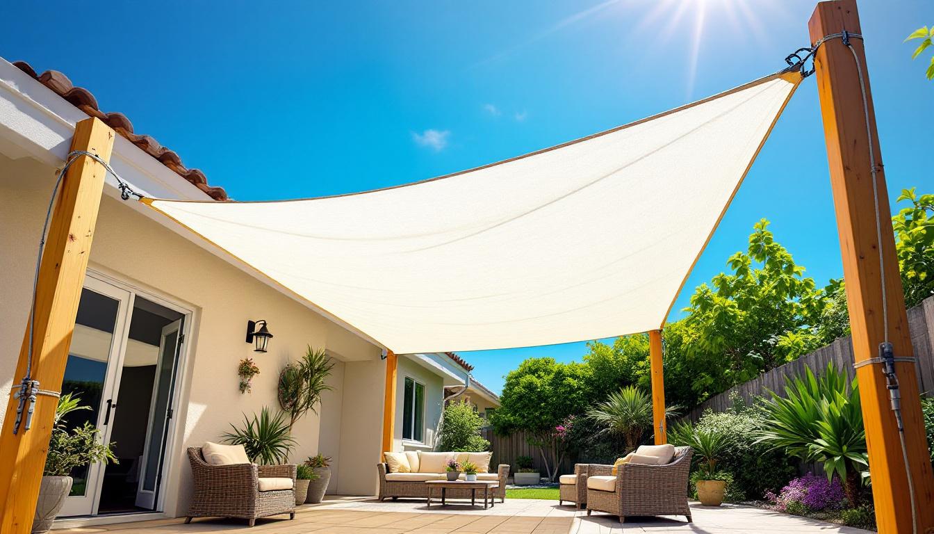 découvrez comment installer facilement une voile d'ombrage rectangulaire pour profiter d'un été frais et ombragé. guide étape par étape pour une pose sécurisée et efficace.