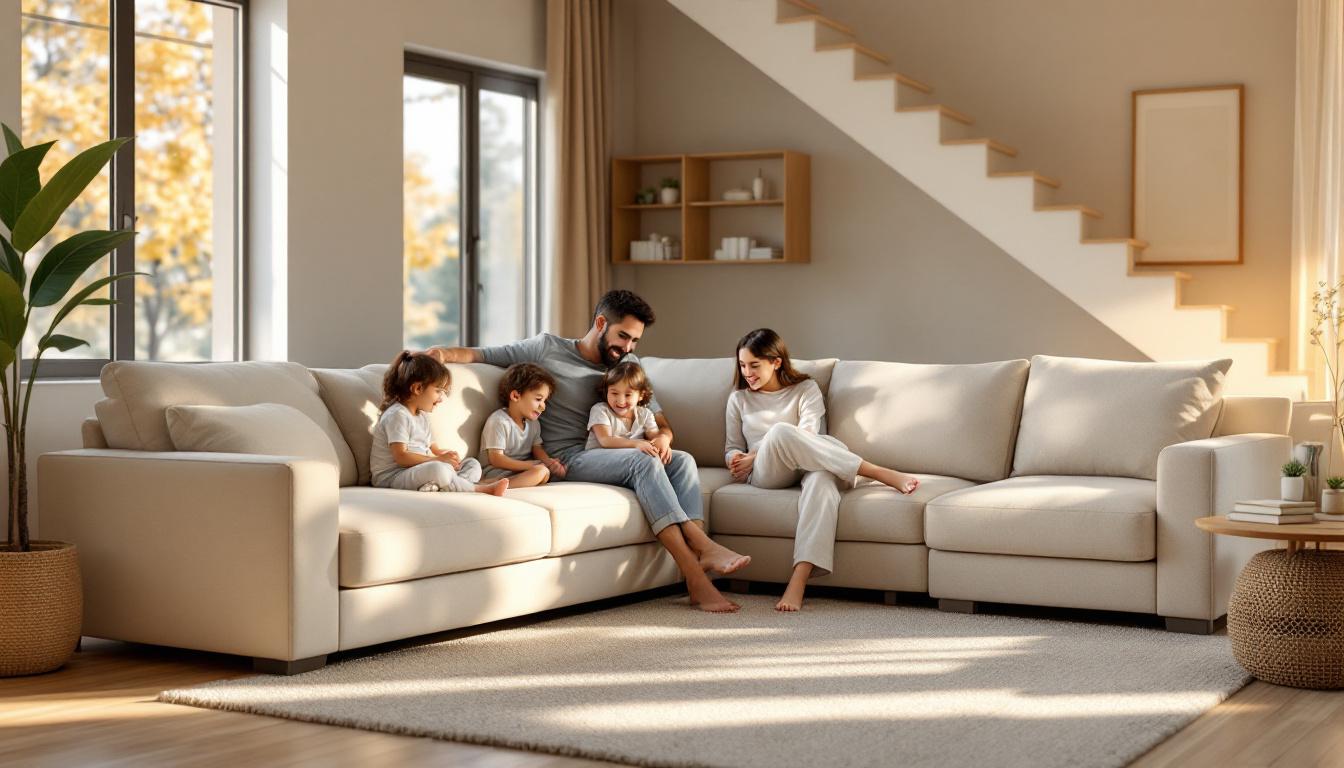 découvrez pourquoi un canapé d'angle convertible pas cher est le choix idéal pour les familles, alliant confort, gain de place et praticité à petit prix.