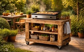 découvrez notre tutoriel diy pour créer un chariot pour plancha en palette, idéal pour organiser vos repas d'été en toute convivialité.
