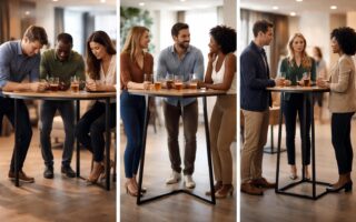 découvrez comment la hauteur d'un mange debout peut influencer la convivialité lors de vos événements et optimiser les échanges entre invités.