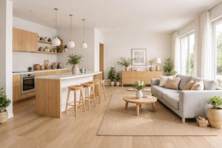 découvrez comment réussir l'harmonie entre cuisine et salon avec un style scandinave, alliant fonctionnalité, simplicité et élégance pour un espace de vie convivial et lumineux.