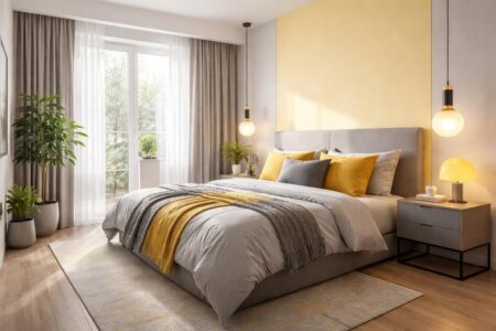 découvrez comment associer le jaune et le gris pour une décoration de chambre lumineuse et élégante, alliant chaleur et sobriété pour un intérieur harmonieux.