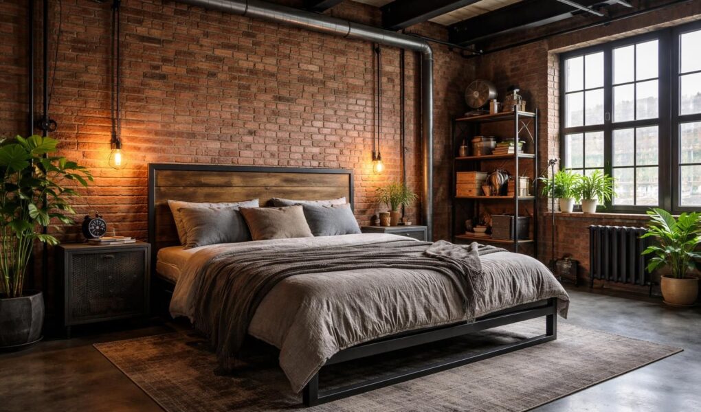 découvrez comment créer une chambre au style industriel avec nos conseils pour une déco loft réussie alliant authenticité et modernité.