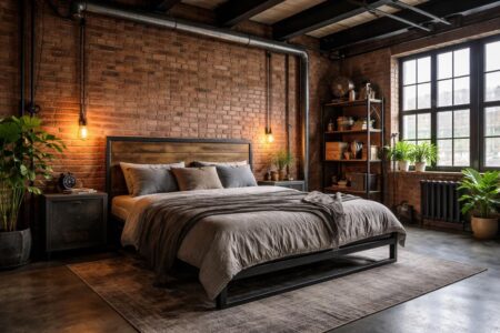 découvrez comment créer une chambre au style industriel avec nos conseils pour une déco loft réussie alliant authenticité et modernité.