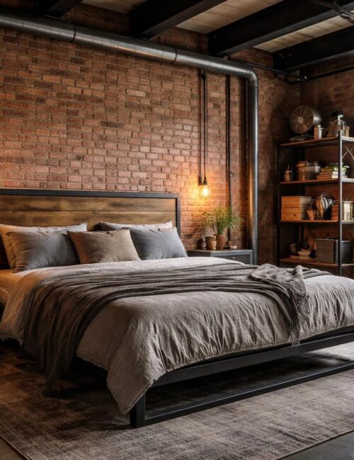 découvrez comment créer une chambre au style industriel avec nos conseils pour une déco loft réussie alliant authenticité et modernité.