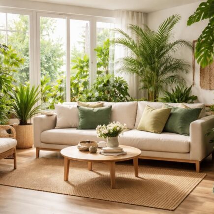 transformez votre salon en une oasis urbaine grâce à nos idées déco jungle, alliant plantes luxuriantes et touches de vert pour une ambiance naturelle et apaisante.
