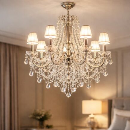 découvrez notre lustre de chambre argenté, idéal pour apporter une touche de brillance et de luxe à votre intérieur. élégance et lumière garantissent une ambiance raffinée.