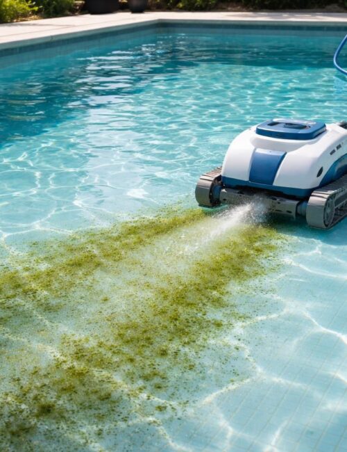 découvrez nos solutions efficaces pour éliminer rapidement la poussière verte au fond de votre piscine et retrouver une eau claire et propre.