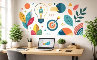 découvrez nos stickers muraux pour bureau et apportez une touche de dynamisme et d'élégance à votre espace de travail. personnalisez votre environnement avec style et créativité.