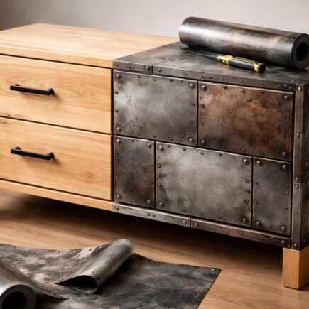 découvrez nos stickers style industriel pour meuble et transformez votre mobilier avec un effet métal en un clin d'œil. facile à poser, ils apportent une touche design et moderne à votre intérieur.