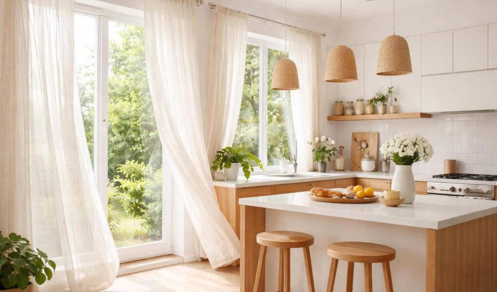 découvrez les tendances rideaux de cuisine avec des textiles légers, parfaits pour habiller vos fenêtres et apporter une touche de fraîcheur et de luminosité à votre espace.