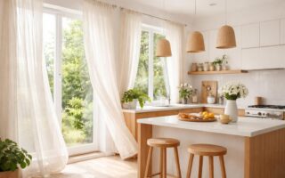 découvrez les tendances rideaux de cuisine avec des textiles légers, parfaits pour habiller vos fenêtres et apporter une touche de fraîcheur et de luminosité à votre espace.