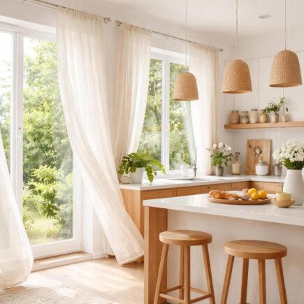 découvrez les tendances rideaux de cuisine avec des textiles légers, parfaits pour habiller vos fenêtres et apporter une touche de fraîcheur et de luminosité à votre espace.