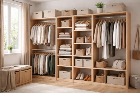 apprenez à créer un dressing pas cher grâce à notre tutoriel complet et économique pour fabriquer vos rangements facilement avec un petit budget.