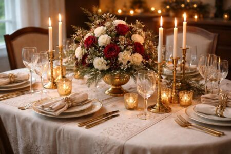 découvrez nos astuces et conseils pour réussir vos tables de fêtes décorées avec élégance et créativité, et impressionnez vos invités à chaque occasion spéciale.