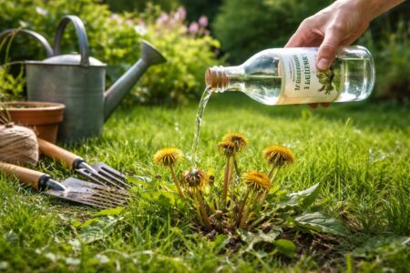 découvrez comment éliminer efficacement les pissenlits grâce au vinaigre blanc, une méthode naturelle et écologique pour entretenir votre jardin sans produits chimiques.
