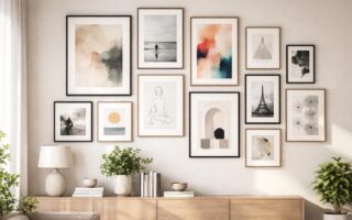 découvrez nos conseils pour créer une galerie murale parfaite avec un ensemble de tableaux, alliant harmonie, style et personnalité dans votre décoration intérieure.