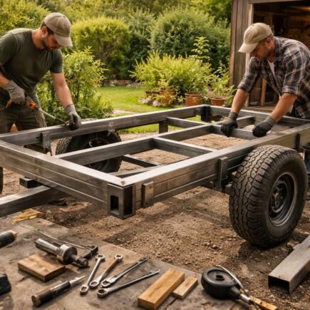 découvrez notre plan détaillé pour fabriquer une remorque de jardin robuste et pratique, idéale pour vos travaux maison. suivez nos étapes simples pour un outil durable fait maison.