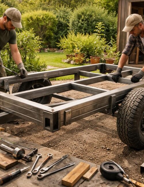 découvrez notre plan détaillé pour fabriquer une remorque de jardin robuste et pratique, idéale pour vos travaux maison. suivez nos étapes simples pour un outil durable fait maison.