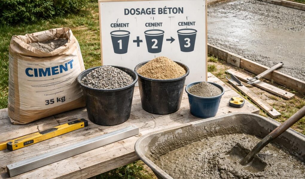 découvrez notre guide complet pour bien doser le béton et réaliser une dalle de terrasse solide et durable. conseils pratiques et proportions idéales pour réussir votre projet.