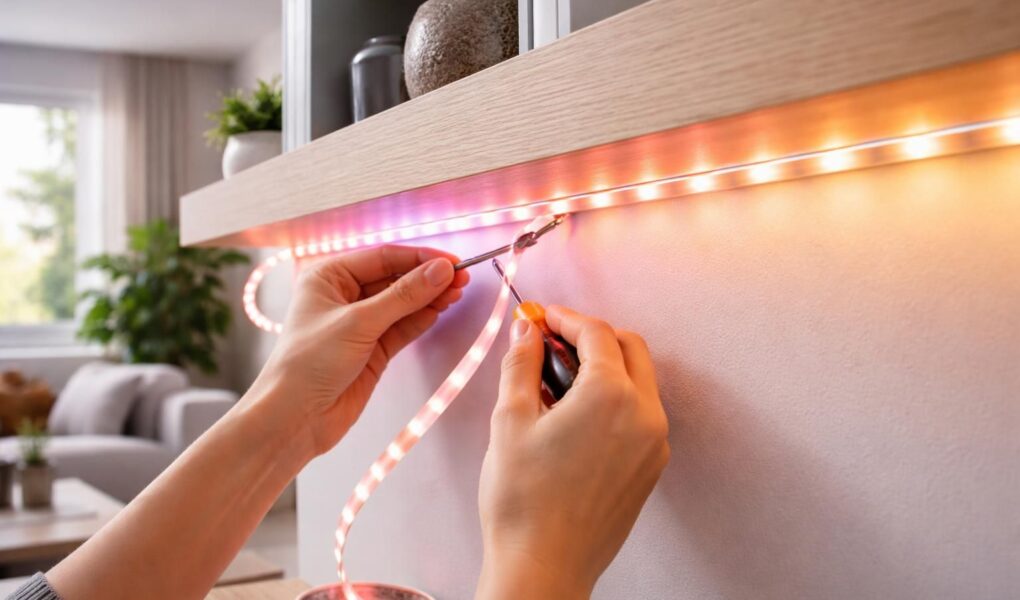 découvrez notre guide pratique pour l'installation de ruban led et créez un éclairage d'ambiance personnalisé et facile à réaliser chez vous.