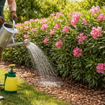 découvrez nos astuces pour favoriser une croissance rapide et saine de votre laurier-rose en haie, et embellir votre jardin toute l'année.