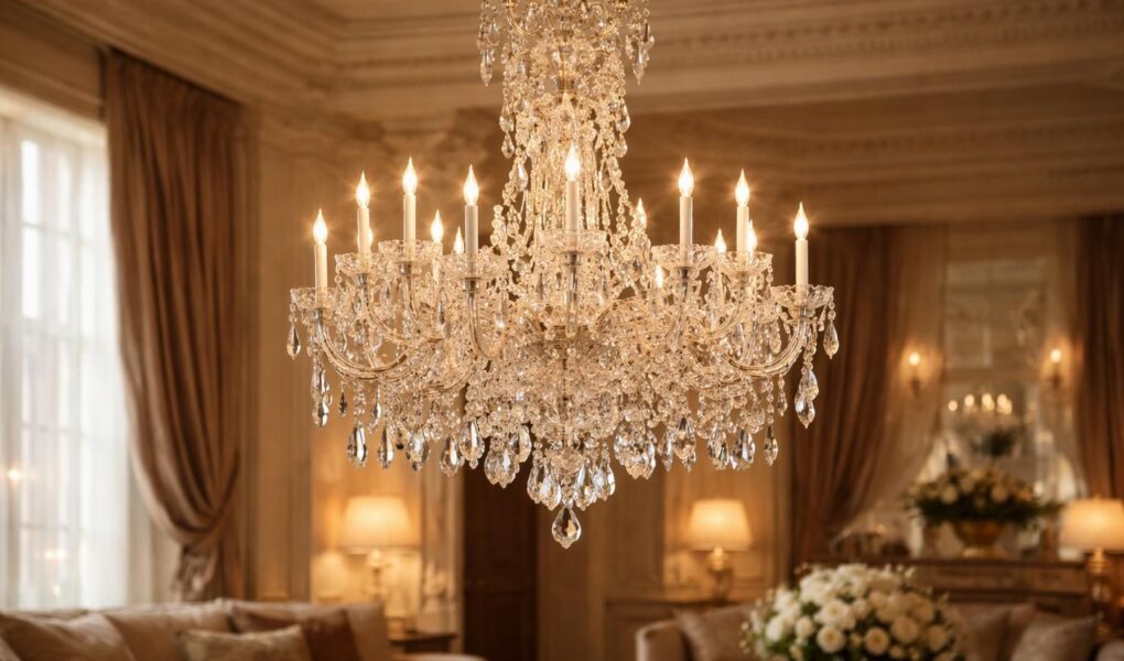 découvrez l'élégance intemporelle du lustre en cristal de baccarat, un chef-d'œuvre de luxe qui sublime votre intérieur avec raffinement et éclat.