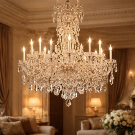 découvrez l'élégance intemporelle du lustre en cristal de baccarat, un chef-d'œuvre de luxe qui sublime votre intérieur avec raffinement et éclat.