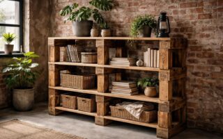 découvrez comment fabriquer une étagère en palette au design unique et brut, idéale pour un meuble de rangement personnalisé et écologique.