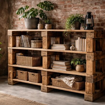 découvrez comment fabriquer une étagère en palette au design unique et brut, idéale pour un meuble de rangement personnalisé et écologique.