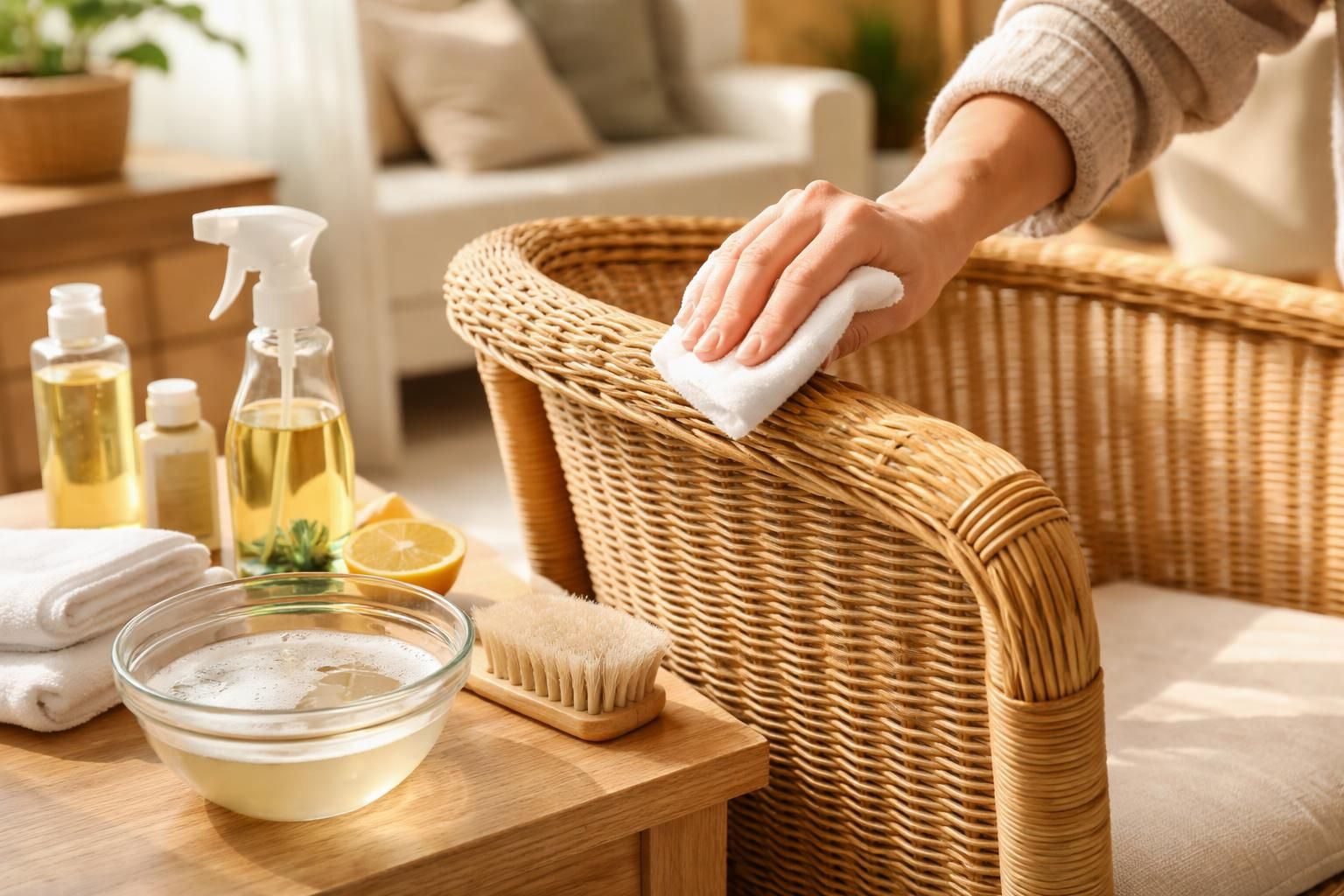 découvrez nos astuces efficaces pour nettoyer un meuble en rotin et raviver l'éclat naturel de ses fibres. entretenir votre mobilier n'a jamais été aussi simple !