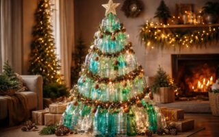 découvrez comment créer un sapin de noël original et écologique en recyclant des bouteilles plastiques. une idée diy simple et durable pour célébrer noël tout en protégeant la planète.