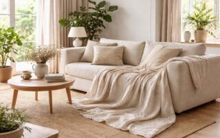 découvrez comment recouvrir votre canapé de lin pour apporter une touche d'élégance naturelle et une atmosphère chaleureuse à votre intérieur grâce à cette astuce déco simple et tendance.