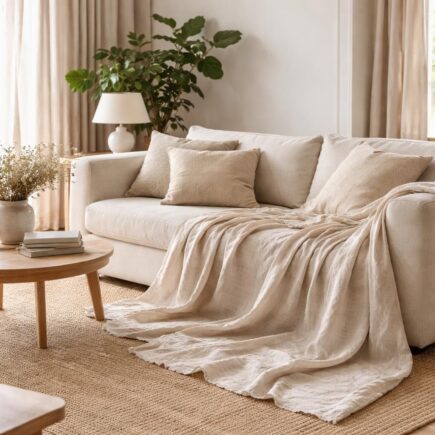 découvrez comment recouvrir votre canapé de lin pour apporter une touche d'élégance naturelle et une atmosphère chaleureuse à votre intérieur grâce à cette astuce déco simple et tendance.