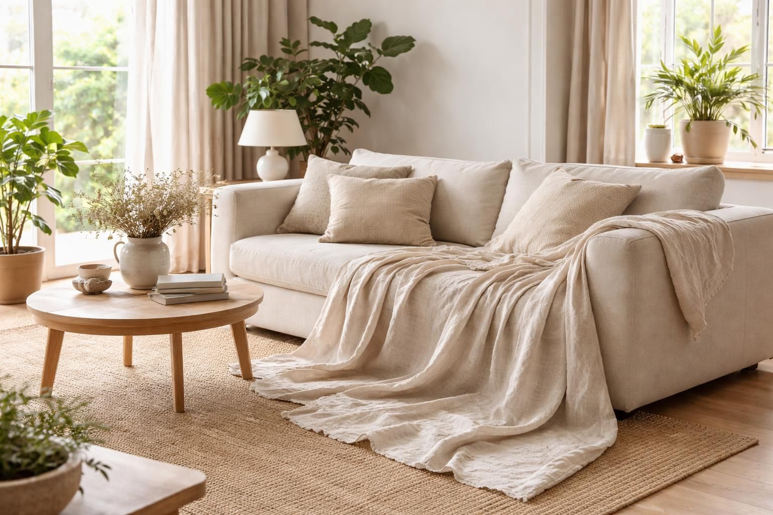 découvrez comment recouvrir votre canapé de lin pour apporter une touche d'élégance naturelle et une atmosphère chaleureuse à votre intérieur grâce à cette astuce déco simple et tendance.