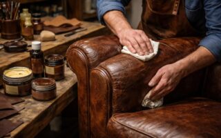 découvrez comment restaurer un fauteuil club en nourrissant et réparant efficacement un cuir ancien pour lui redonner charme et longévité.