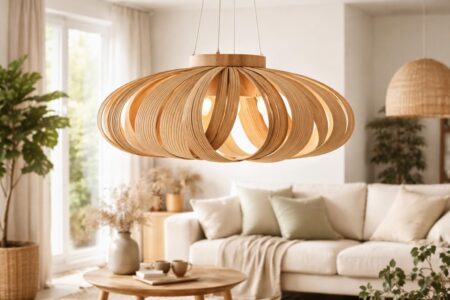 découvrez notre suspension luminaire en bois pour ajouter une ambiance naturelle et chaleureuse à votre intérieur. éclairez votre espace avec élégance et style.