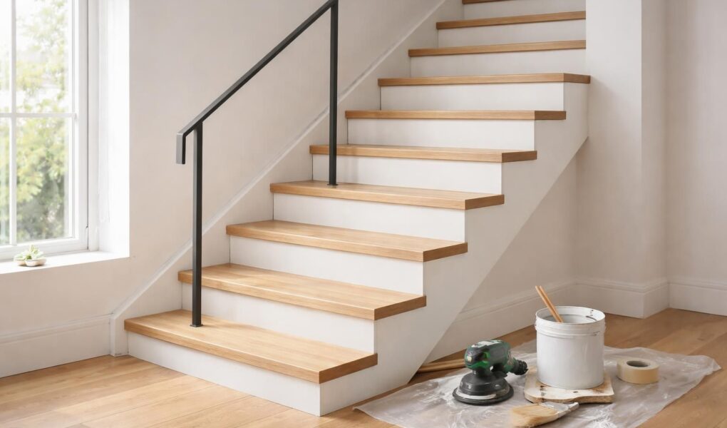 découvrez comment transformer un escalier en bois en un modèle moderne grâce à nos astuces de rénovation faciles et efficaces pour un intérieur contemporain.