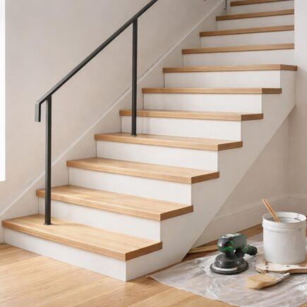 découvrez comment transformer un escalier en bois en un modèle moderne grâce à nos astuces de rénovation faciles et efficaces pour un intérieur contemporain.