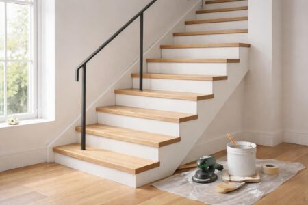 découvrez comment transformer un escalier en bois en un modèle moderne grâce à nos astuces de rénovation faciles et efficaces pour un intérieur contemporain.